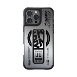 Cover Iphone 16 Pro Kira Kobay Magsafe Case With Grip Skin Arma - Gray
